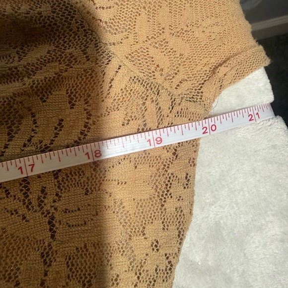 Vintage Newport News Lace Ruffle Top L Y2K Sheer Romantic - Picture 7 of 7